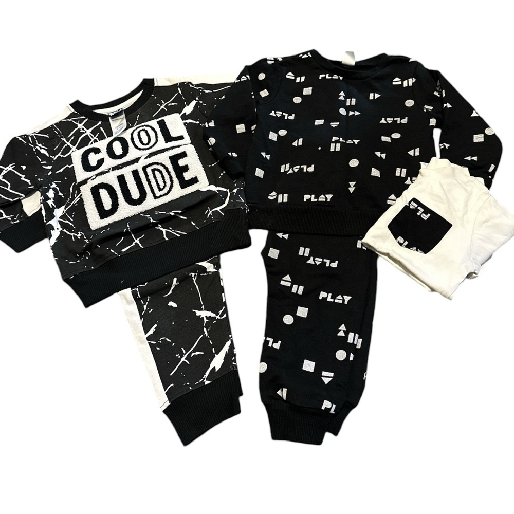 Adorable kids sweatsuit set bundle